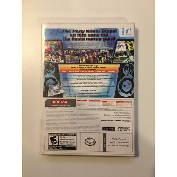 Dance Dance Revolution Hottest Party 2 (Nintendo Wii, 2008) Konami CIB Complete - Picture 2 of 5